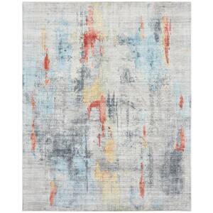 Lucid Blue 5 ft. 3 in. x 7 ft. 6 in. Area Rug