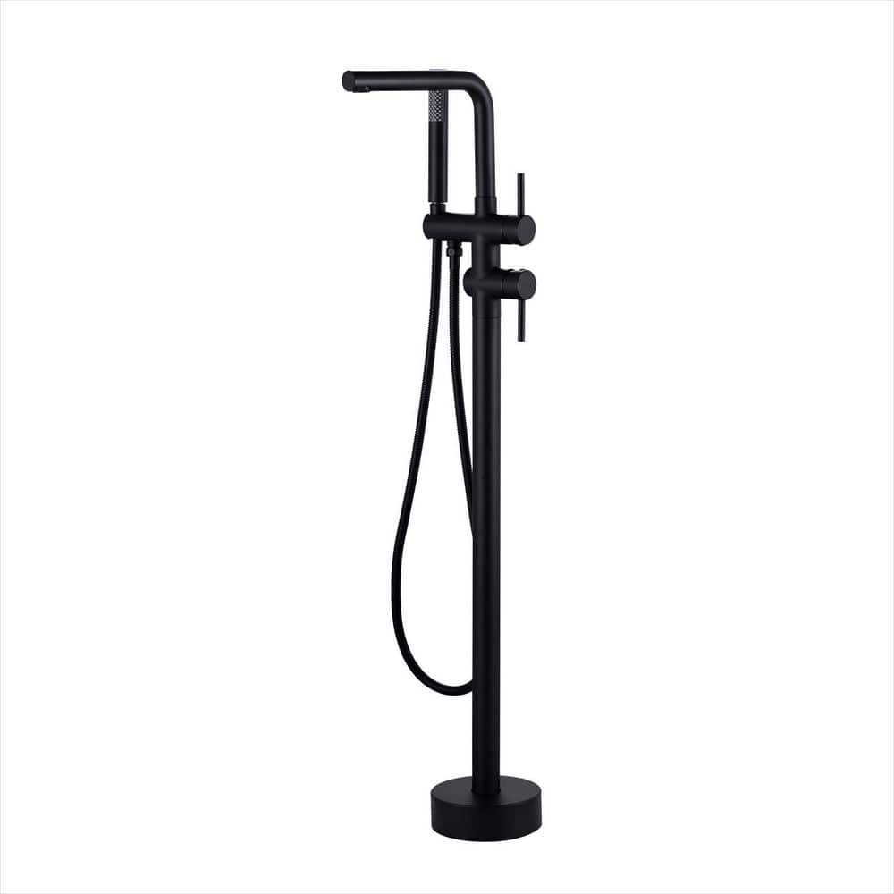 2-Handle Freestanding Tub Faucet with Handshower in. Matte Black price history on PriceWatchPro