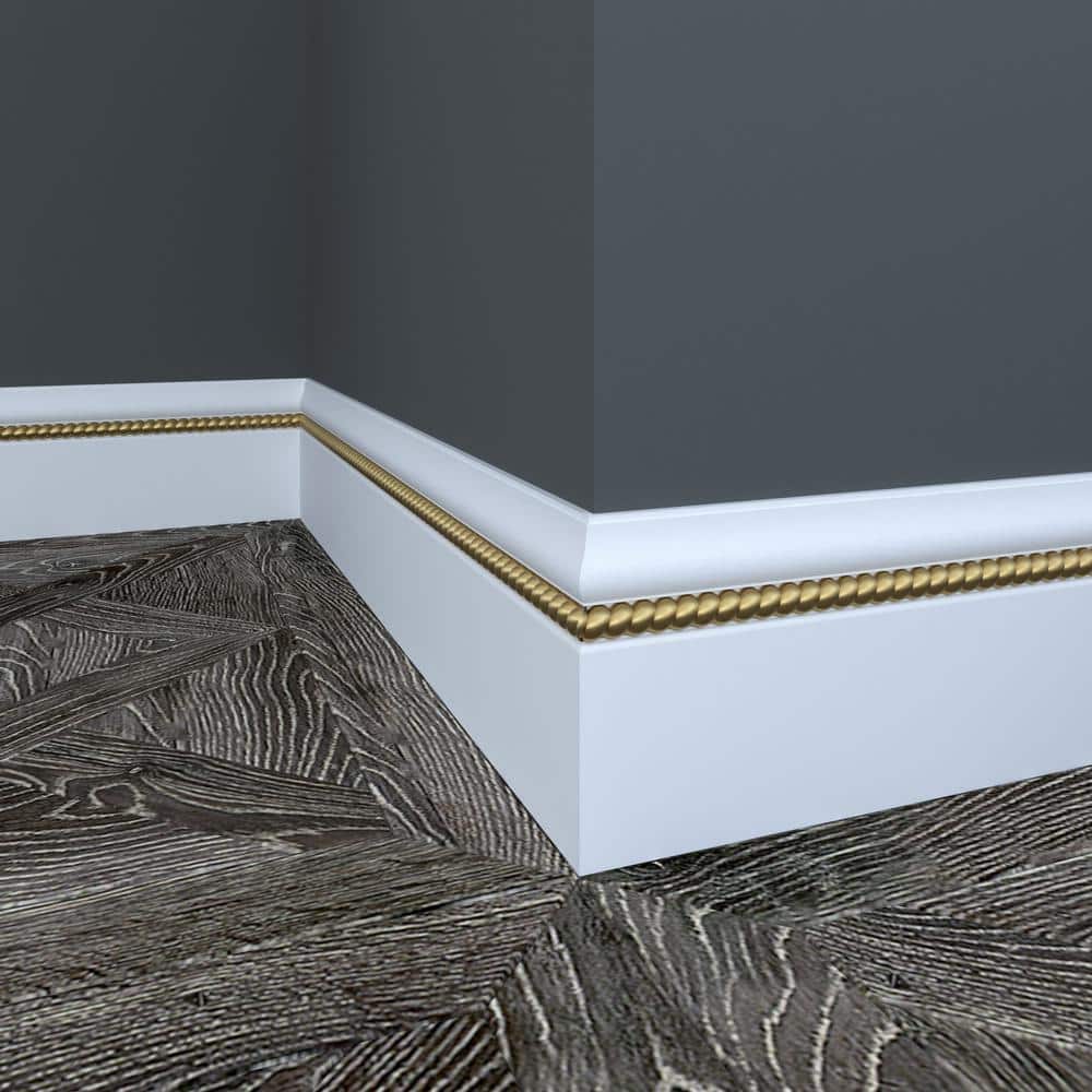 96'' W x 5.5'' L Wall Base in Beige