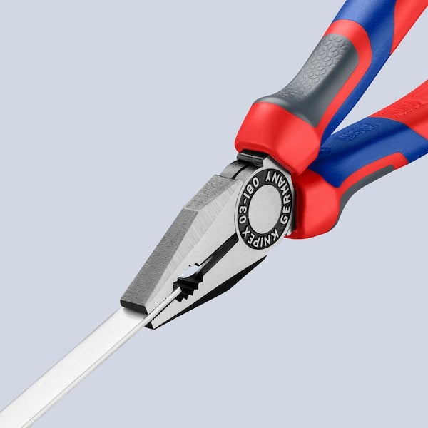 KNIPEX 7-1/4 in. Combination Pliers with Comfort Grip 03 02 180