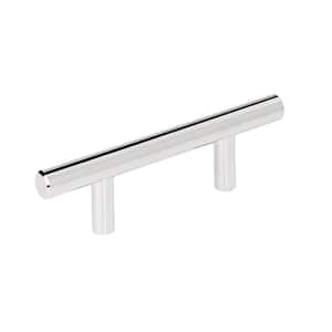 Bar Pulls 2-1/2 in. (64 mm) Polished Nickel Cabinet Drawer Pull (10-Pack)
