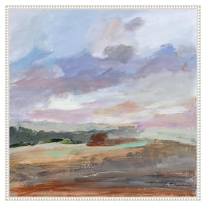 Seashore Without End by Pamela Munger 1-Piece Floater Frame Giclee Abstract Canvas Art Print 30 in. W. x 30 in.