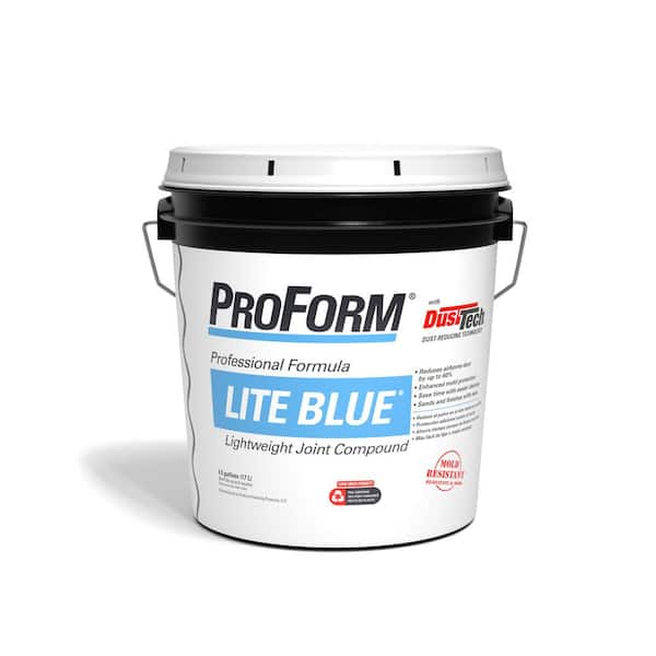 ProForm Lite Blue with Dust-Tech 4.5 Gal. Pre-Mixed Lightweight Dust-Reducing Joint Compound Pail