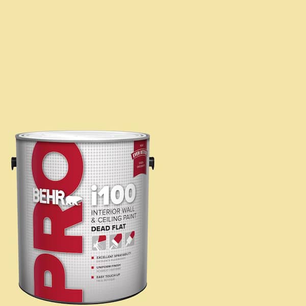 1 gal. #P320-3 Lily Bulb Dead Flat Interior Paint