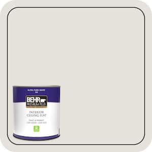 1 qt. #PPU18-08 Painters White Ceiling Flat Interior Paint & Primer