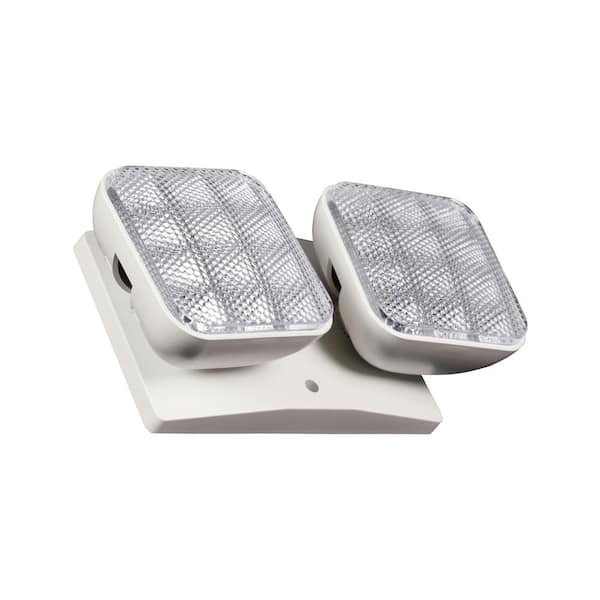 NICOR ECL1v2 29-Watt Equivalent 3.6-Volt Integrated LED White Double Remote Emergency Light