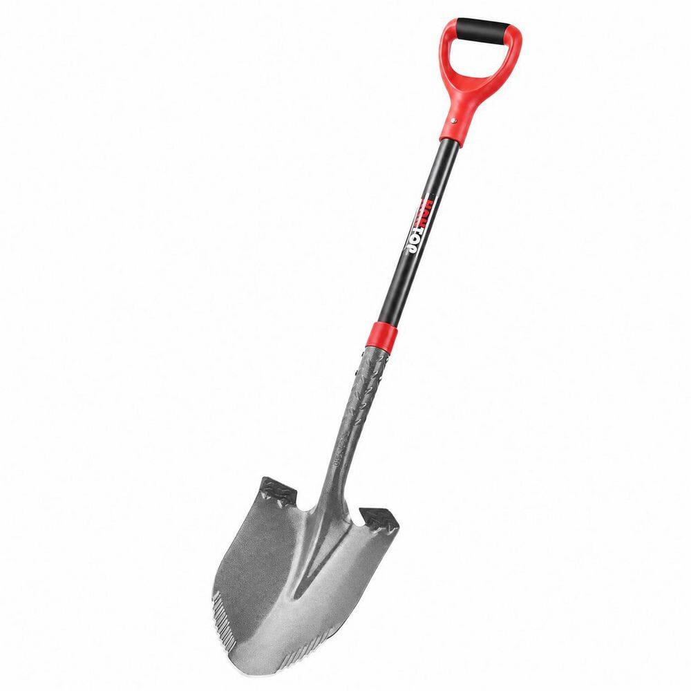 43 in. Fiberglass Handle Steel Blade Digging Shovel with D-Grip for Garden Landscaping and Construction Use price history on PriceWatchPro