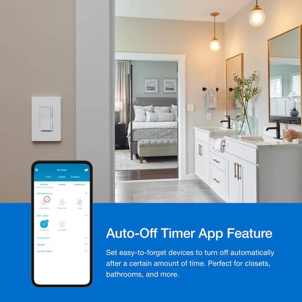 Lutron Caseta Smart Switch (2 Count) Starter Kit with Smart Hub and Pico Remote, Neutral Wire Required (P-BDG-PKG2S-HD)