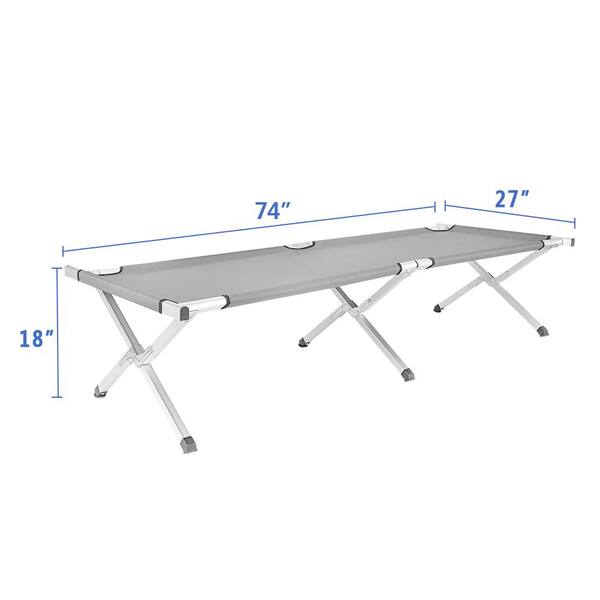 Aluminum cot outlet