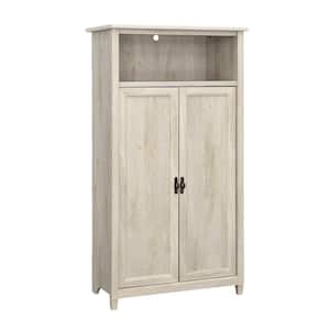 Edge Water Chalked Chestnut Accent Storage Cabinet with Adjustable Shelves