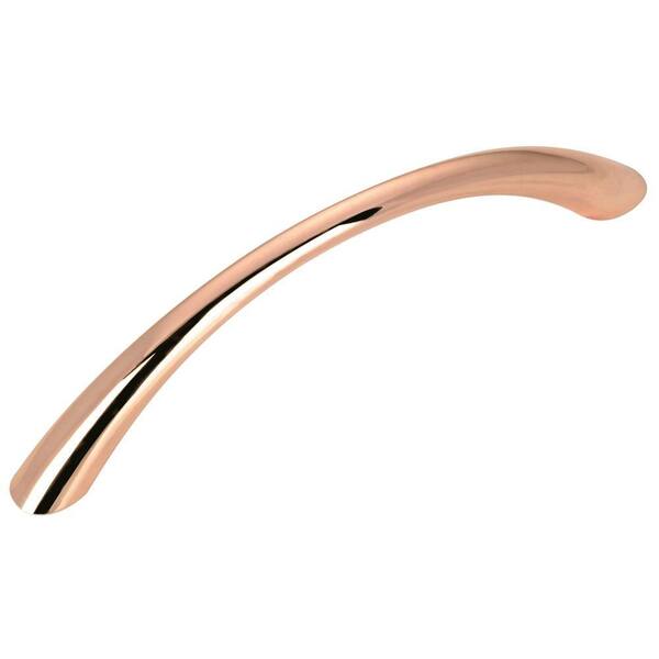 Richelieu Hardware Utopia Collection 3-3/4 in. (96 mm) Center-to-Center Polished Copper Contemporary Drawer Pull