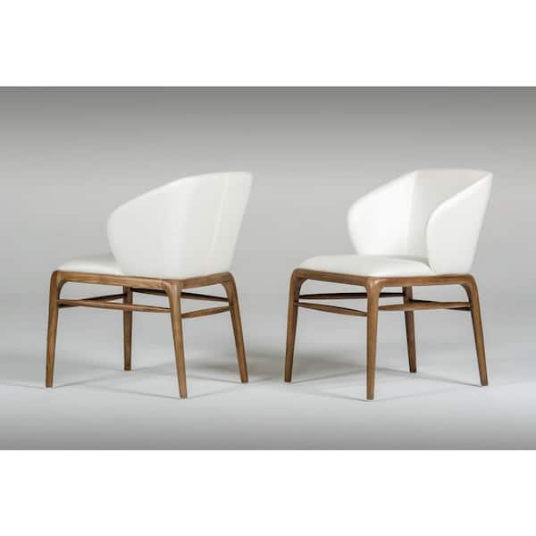 Kipling Cream and Walnut Dining Chair
