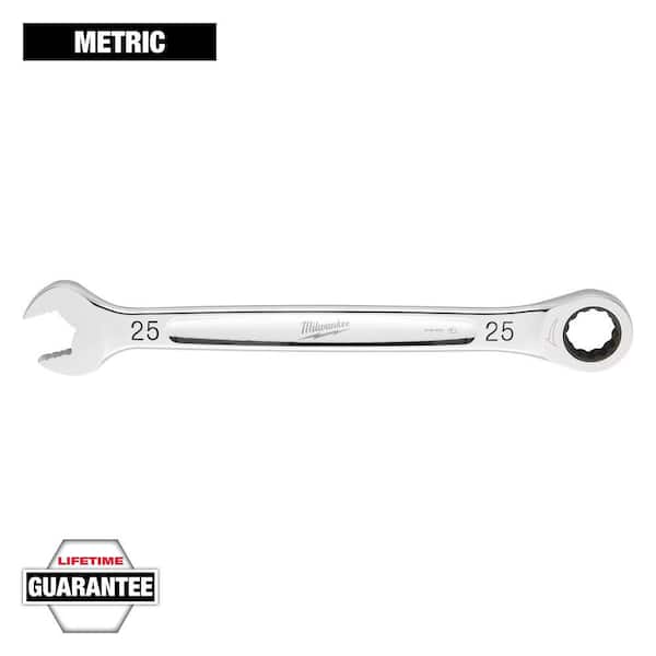 25 mm Ratcheting Combination Wrench