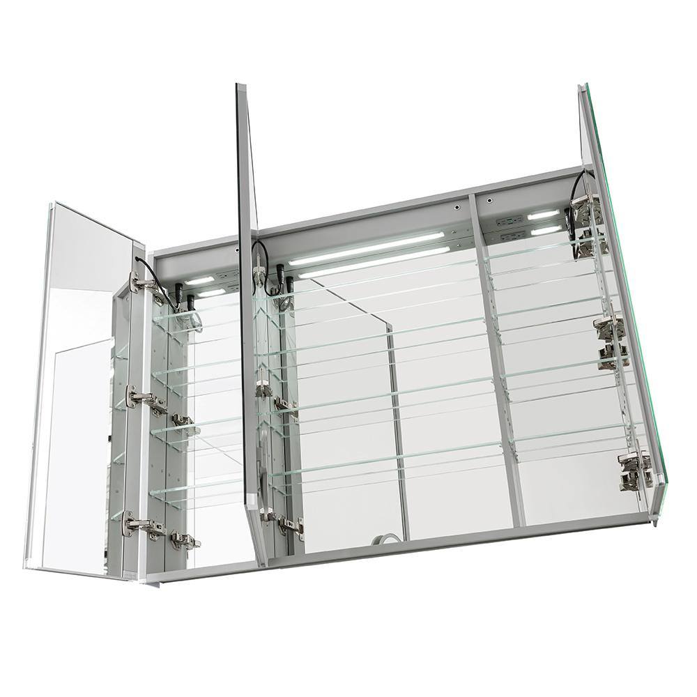 Signature Royale 48" x 30" LED Aluminum Medicine Cabinet