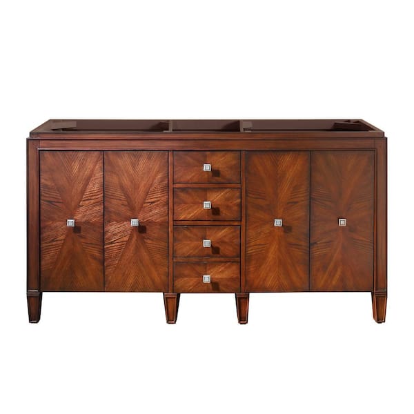 Brentwood 61 in. Bath Vanity Cabinet without Top in New Walnut