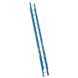 28 ft. Fiberglass D-Rung Extension Ladder with 250 lb. Load Capacity Type I Duty Rating