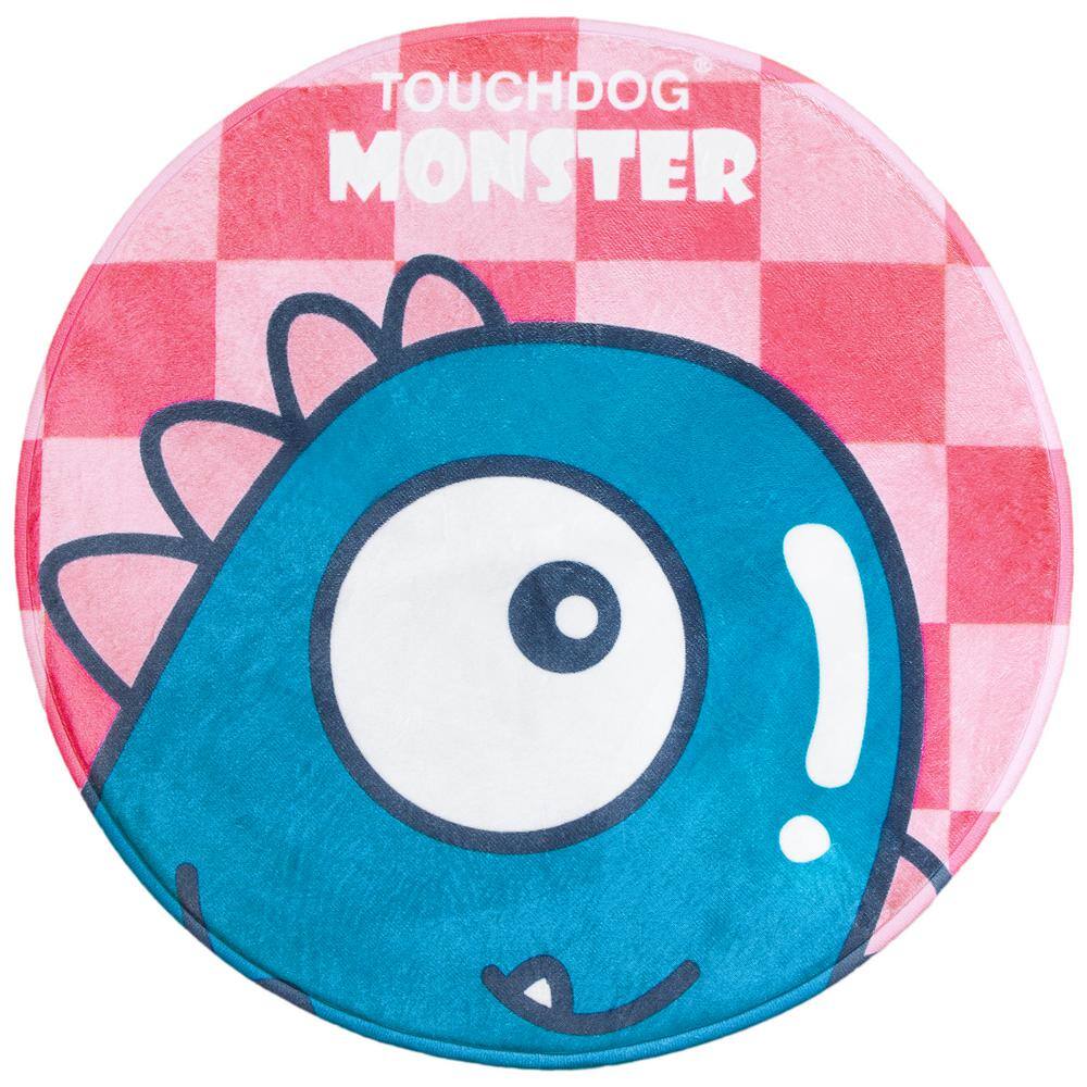 One Size Blue Cartoon Shoe-Faced Monster Rounded Cat and Dog Mat price history on PriceWatchPro