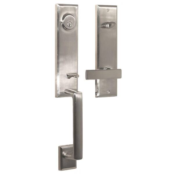 Weslock Elegance Single Cylinder Satin Nickel Woodward I Interconnect