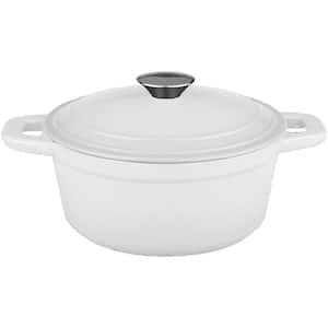 Neo 3 qt. Round Cast Iron Covered Dutch Oven in White