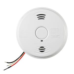 10-Year Worry Free Smoke & Carbon Monoxide Detector, Hardwired with 10 Year Battery Backup & Voice Alarm