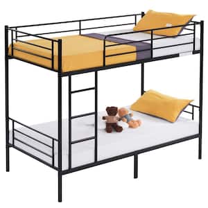 Black Twin Bunk Bed for Kids Daybed