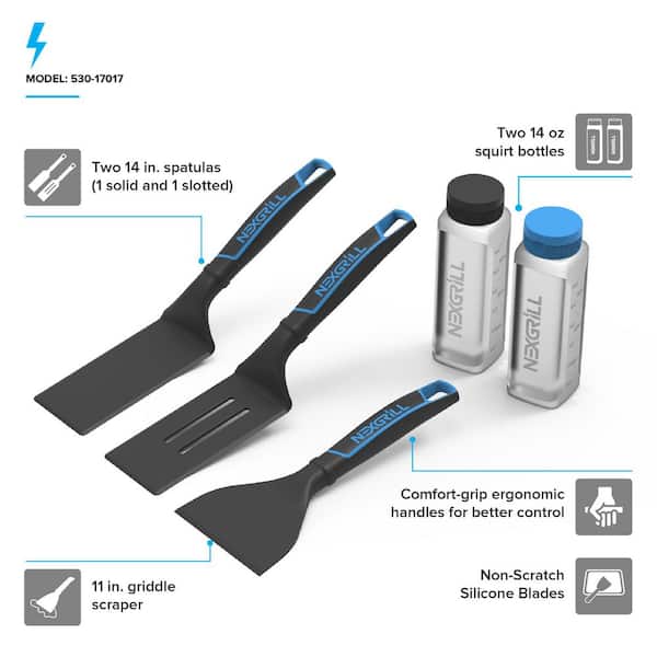 Fuse 5 Pcs Black Griddle Starter Set