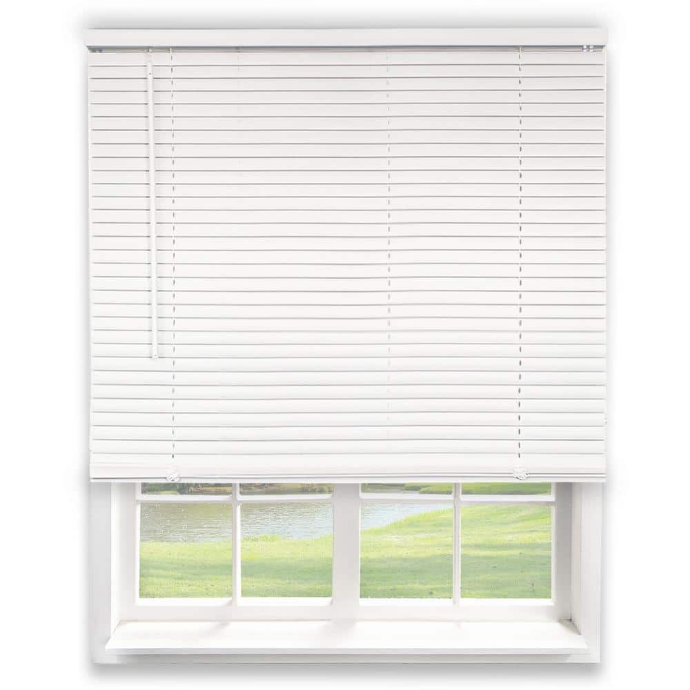 White Cordless Room Darkening Vinyl Mini Blind with 1 in. Slats 69.25 in. W x 84 in. L price history on PriceWatchPro