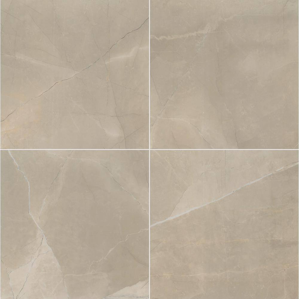 MSI Take Home Tile Sample - Madison Creme 4 in. x 4 in. Polished