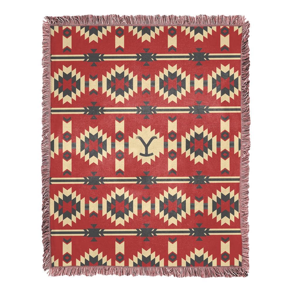 THE NORTHWEST GROUP Yellowstone, Aztec Y, MultiColored Jacquard Throw