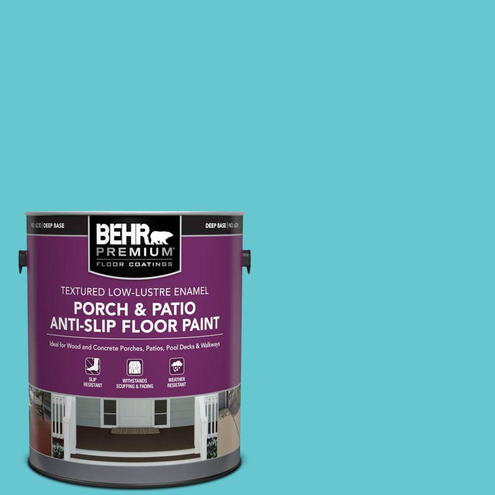 1 gal. #P470-4 Paradise Sky Textured Low-Lustre Enamel Interior/Exterior Po