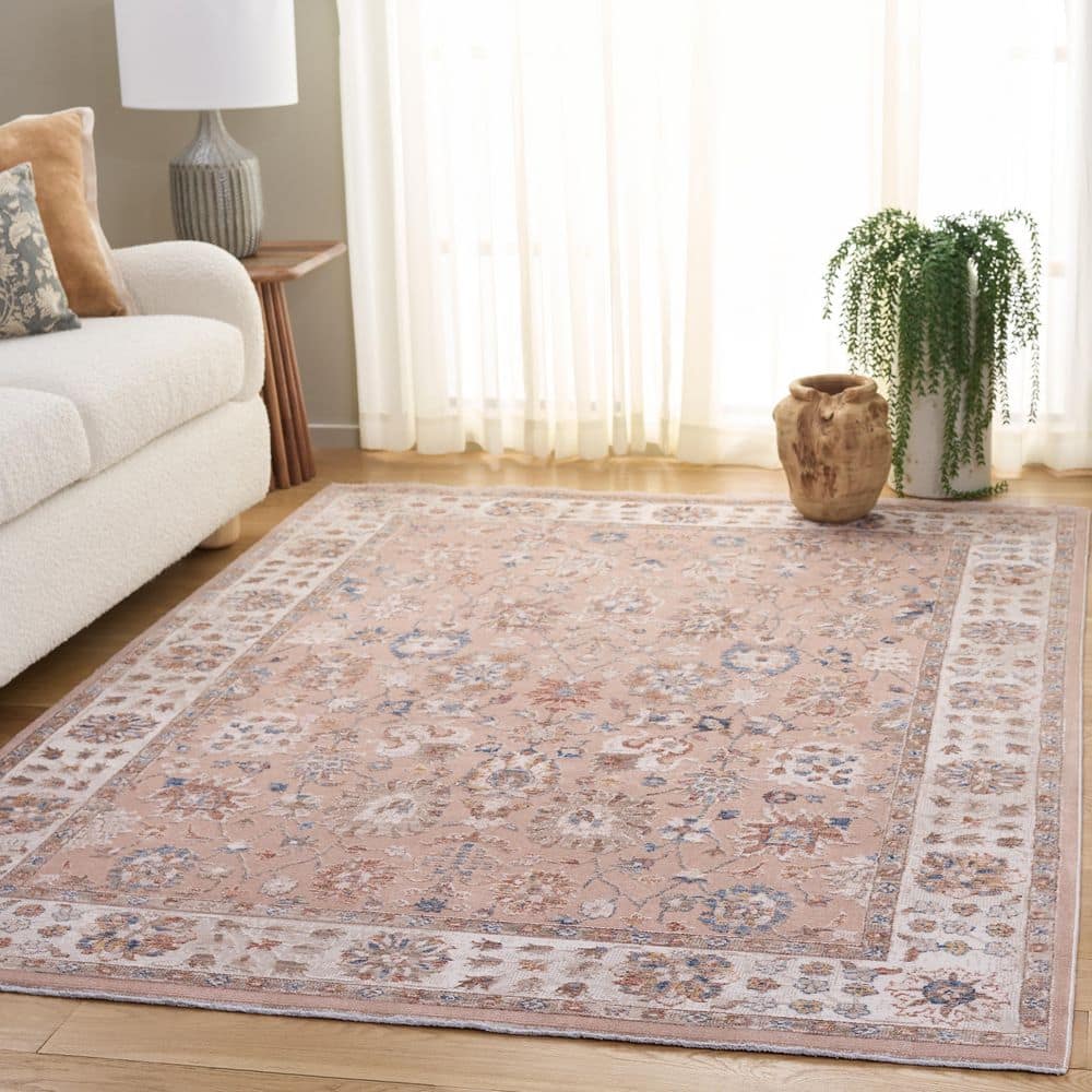 Ellwood 7 ft. x 10 ft. Salmon/Beige Floral Area Rug price history on PriceWatchPro