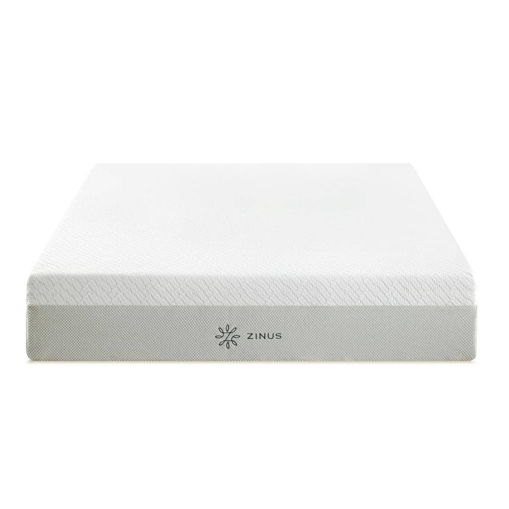 Zinus King Medium Smooth Top Green Tea Luxe 14 in. Memory Foam Mattress, Made in USA ZUMFMAG1
