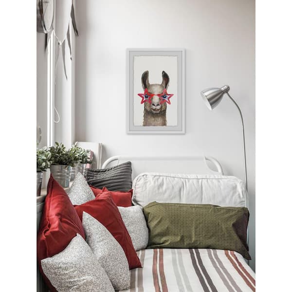 Unbranded 24 in. H x 16 in. W "Star Glasses" by Marmont Hill Framed Printed Wall Art