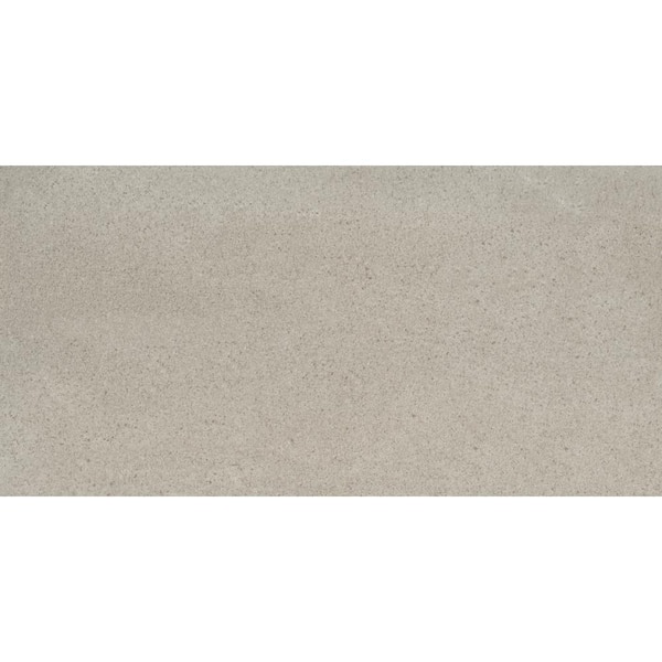 EMSER TILE Porto II Fawn 11.73 in. x 23.62 in. Matte Concrete Look Porcelain Floor and Wall Tile (11.628 sq. ft./Case)