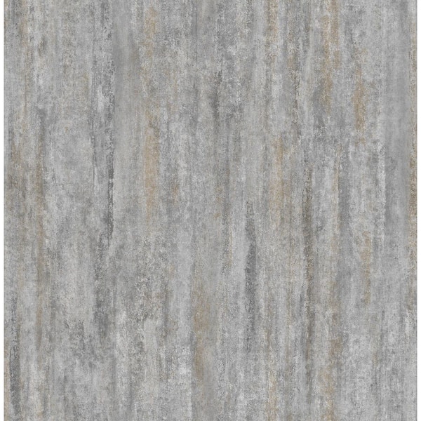 Belen Grey Textured Stripe Wallpaper
