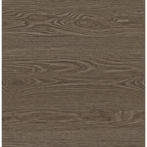 Torrance, Brown Salvaged Wood Plank Paper Strippable Wallpaper Roll (Covers 56.4 sq. ft.)