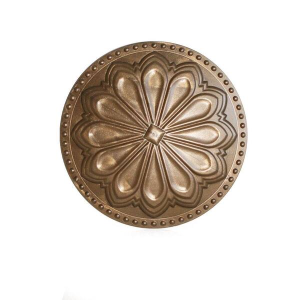 Creative Cleanout Covers Hermosa Flat Beachnut Bronze 6 in. x 6 in. Cleanout Cover