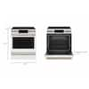 Café™ Matte White 30 Slide In Double Oven Electric Range