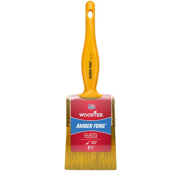 Wooster 2 in. Amber Fong Angle Sash Bristle Brush 0012330020