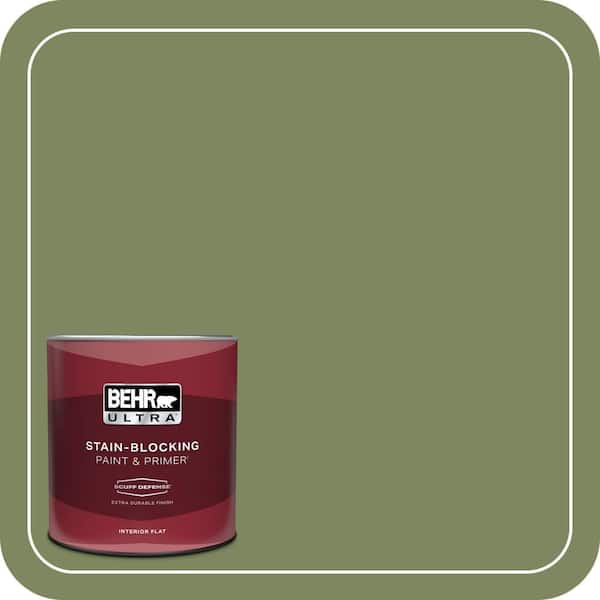 BEHR ULTRA 1 qt. #PPU10-02 Tuscany Hillside Extra Durable Flat Interior Paint & Primer