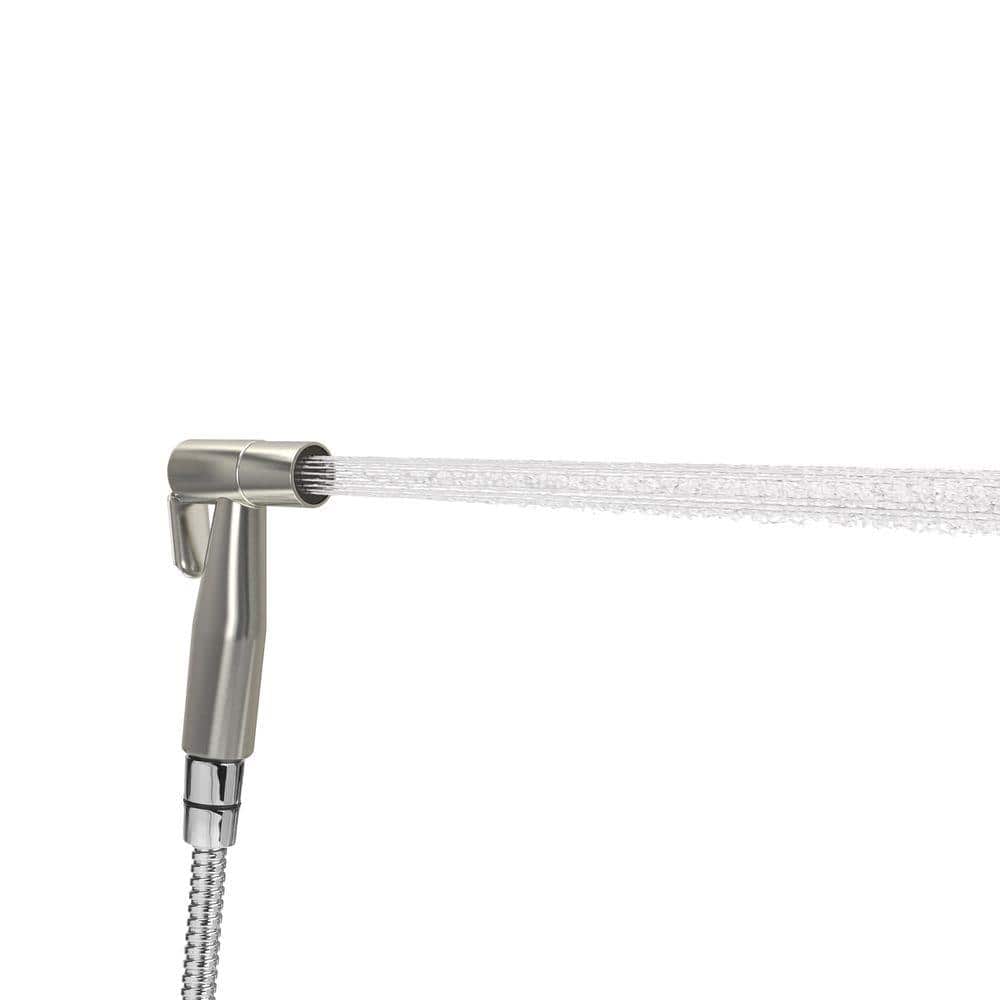 Brondell Silver Stainless Steel Hand Held Bidet with Hardware
