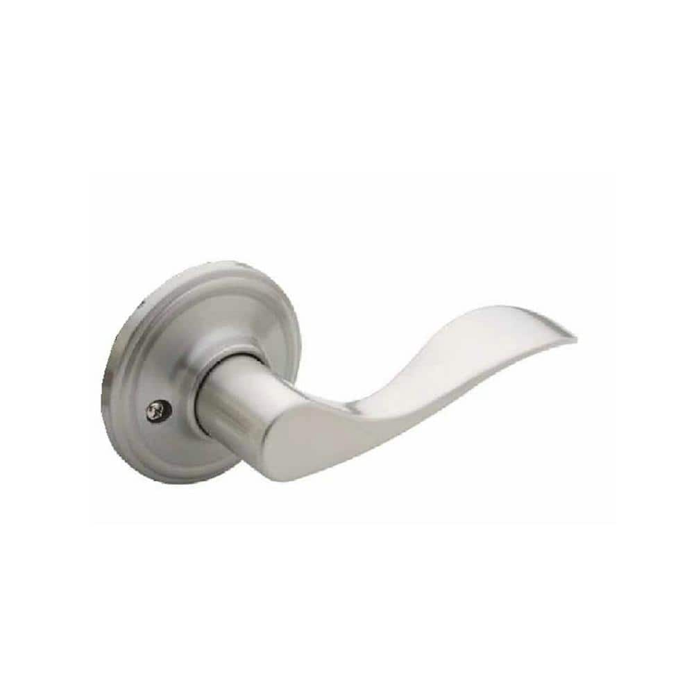 Copper Creek Wave Satin Stainless Dummy Lockset Door Lever