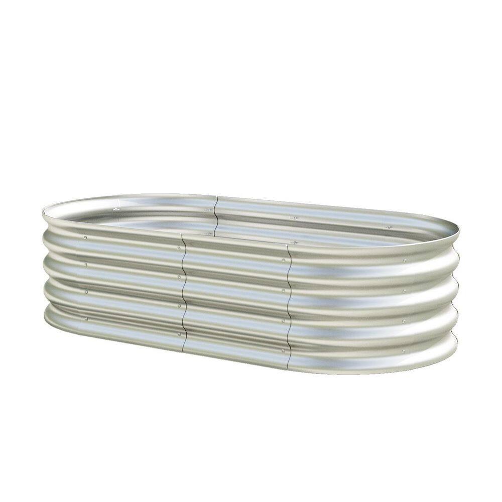 2Pcs 8x4x1ft Raised Garden Bed Kit, Galvanized Planter Raised Garden Beds for Outdoor for Vegetables price history on PriceWatchPro