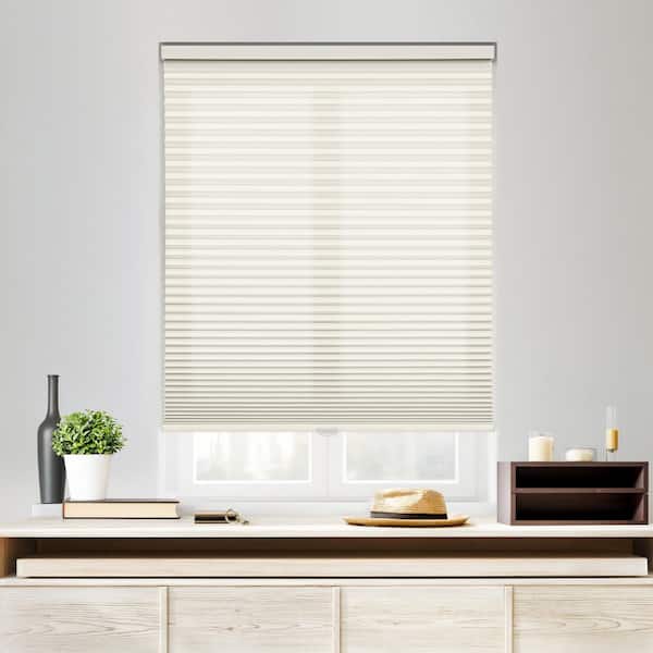 StyleWell EZ Stick No Drill No Tool Ivory Cordless Light Filtering