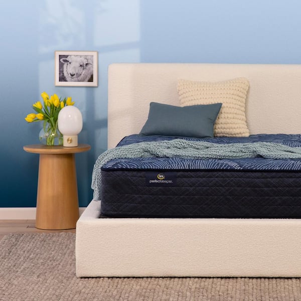 Perfect Sleeper Oasis Sleep King Extra Firm 12.0 in. Mattress Set with 9 in. Foundation