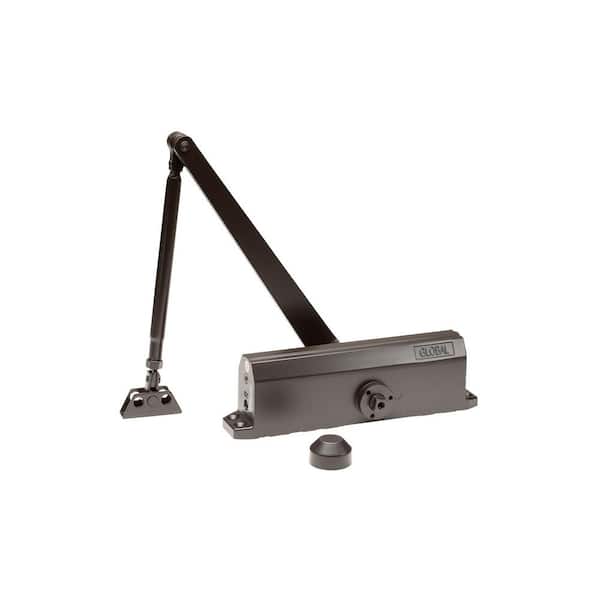 Global Door Controls Commercial Grade 1 Door Closer in Duronodic with Backcheck - Size 4