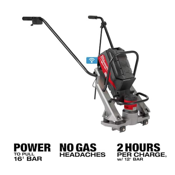 MX FUEL Lithium Ion Cordless Vibratory Screed with 2 Batteries and Charger  + CP203 Battery Pack