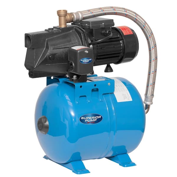Superior Pump 1/2 HP Shallow Well Jet Tank System With 24L Tank