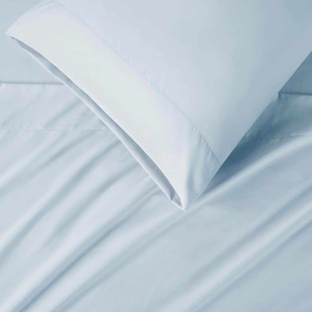 Twin XL Blue Microfiber All Season Sheet Set