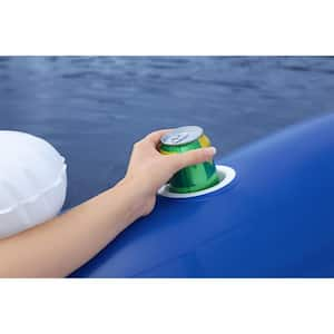 Hydro force Blue and White 3-Person Inflatable Inner Tube Float